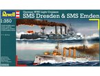 Revell 1:350 SMS Dresden and SMS Emden