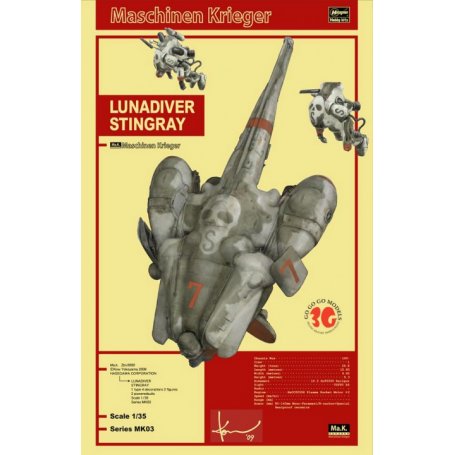 Hasegawa 64003-MK03 Lunadiver Stingray