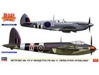 Hasegawa 1:72 Spitfire Mk.VII & Mosquito FB Mk.VI Operation Overlord