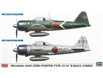 Hasegawa 1:72 Mitsubishi A6M3 Zero Fighter Type 22/32 Rabaul | 2in1 |