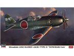 Hasegawa 1:48 Mitsubishi J2M3 Raiden Jack Type 21 Tatsumaki Unit