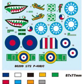 HOBBY BOSS 1:72 P-40B/C Hawk-81