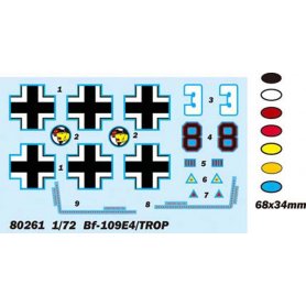 HOBBY BOSS 80261 1/72 Bf-109E4/Trop