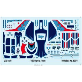 HOBBY BOSS 1:72 F-16D Fighting Falcon