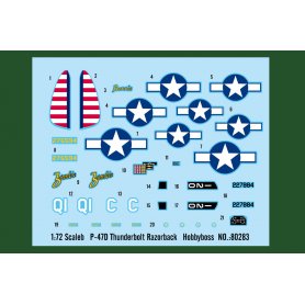 HOBBY BOSS 1:72 P-47D Thunderbolt Razorback