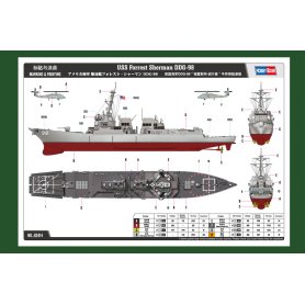 HOBBY BOSS 1:700 USS Forrest Sherman DDG-98