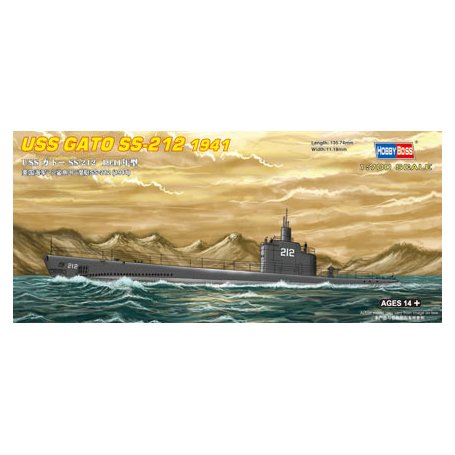 HOBBY BOSS 87012 1/700 USS GATO SS-212 1941