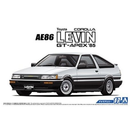 Aoshima 1:24 Toyota Levin AE86 Corolla GT Apex 1985