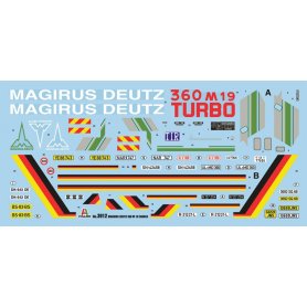 Italeri 1:24 MAGIRUS-DEUTZ 360M19 CANVAS