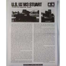 Tamiya 1:35 U.S. M3 Stuart Light Tank