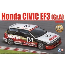 Aoshima 09830 1/24 Honda Civic Ef3 GrA 88 Motul