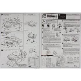 Fujimi 1:24 Toyota MR2 Supercharger AW11 1988