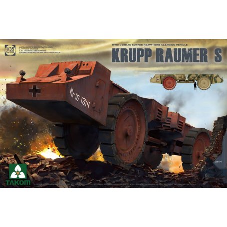 Takom 2053 Super Heavy Mine Cleaning Veh. KRUPP