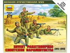 Zvezda 1:72 SOVIET PARATROOPERS | 4 figurines | 