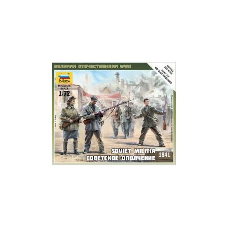 ZVEZDA 1:72 SOVIET MILITIA 1941