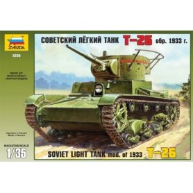 ZVEZDA 3438 SOVIET T-26 TANK