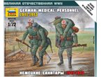 Zvezda 1:72 GERMAN MEDICAL PERSONNEL / 1941-1943 | 4 figurki |