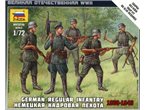 Zvezda 1:72 German infantry / 1939-1943 | 5 figurines | 