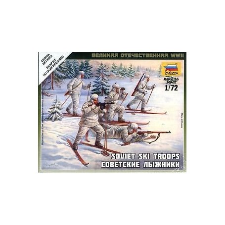 ZVEZDA 6199 SOVIET SKIERS