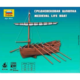Zvezda 1:72 Medieval Life-Boa