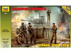 Zvezda 1:35 German tank crew / 1943-1945 | 5 figurines |