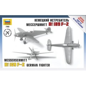 Zvezda 1:72 German Fighter Messerschmitt Bf 109 F-2