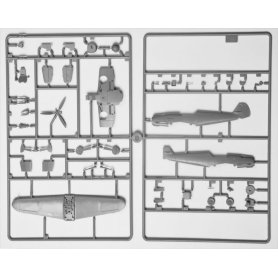Zvezda 1:72 German Fighter Messerschmitt Bf 109 F-2