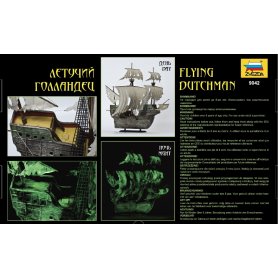 Zvezda 1:100 Flying Dutchman Ghost Ship