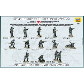 ZVEZDA 8078 GER. INF. WWII 1/72