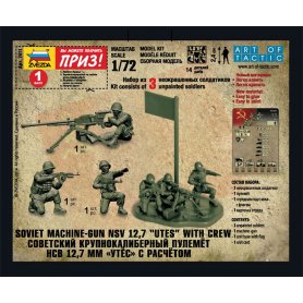 ZVEZDA 7411 SOV. MACHINE GUN "UTES"