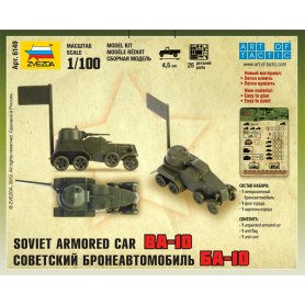 Zvezda 1:100 Soviet Armored Car BA-10