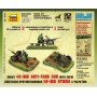 Zvezda 1:72 Soviet 45mm anti-tank gun with crew