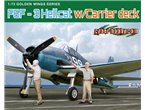 Dragon CYBER HOBBY 1:72 F6F-3 Hellcat w/carrier deck 