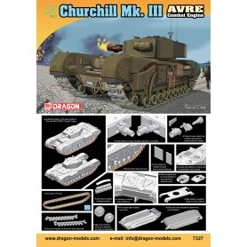 Dragon 1:72 Churchill Mk. III AVRE Combat Engine