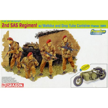 DRAGON 6586 SAS REGIMENT W/WELBIKE