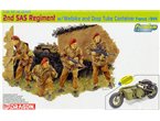 Dragon 1:35 2ND SAS PEGIMENT - W/WELBIKE AND DROP TUBE CONTAINER - FRANCE 1944 