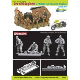 Dragon 1:35 2nd SAS Regiment w/Welbike and Drop Tube Container (France 1944)