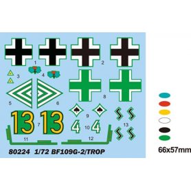 HOBBY BOSS 80224 BF109G-2 TROP 1/72