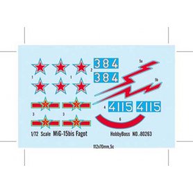 Hobby Boss 1:72 MiG-15bis Fagot Easy Assembly