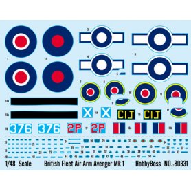 Hobby Boss 1:48 British Fleet Air Arm Avenger Mk 1 