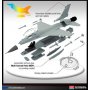 Academy 1:72 USAF F-16C Multirole Fighter Multi Color Parts