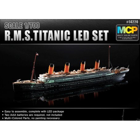 Academy 14220 R.M.S Titanic oświetlenie Led 1/700