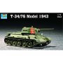TRUMPETER 07208 T-34/76 1943