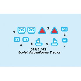 Trumpeter 1:72 Soviet Voroshilovets Tractor