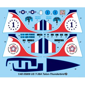 Trumpeter 1:48 US T-38A Talon - Thunderbird