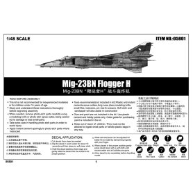Trumpeter 05801 1/48 Mig-23BN Flogger H