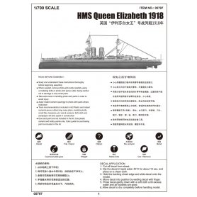 Trumpeter 1:700 HMS Queen Elizabeth 1918
