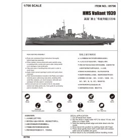 Trumpeter 1:700 HMS HMS Valiant 1939
