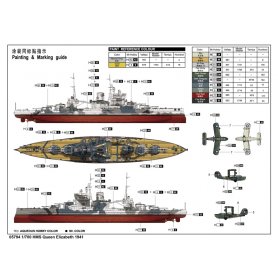 Trumpeter 1:700 HMS Queen Elizabeth 1941