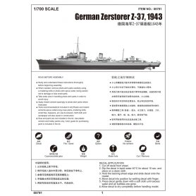 Trumpeter 1:700 German Zerstorer Z-37 1943